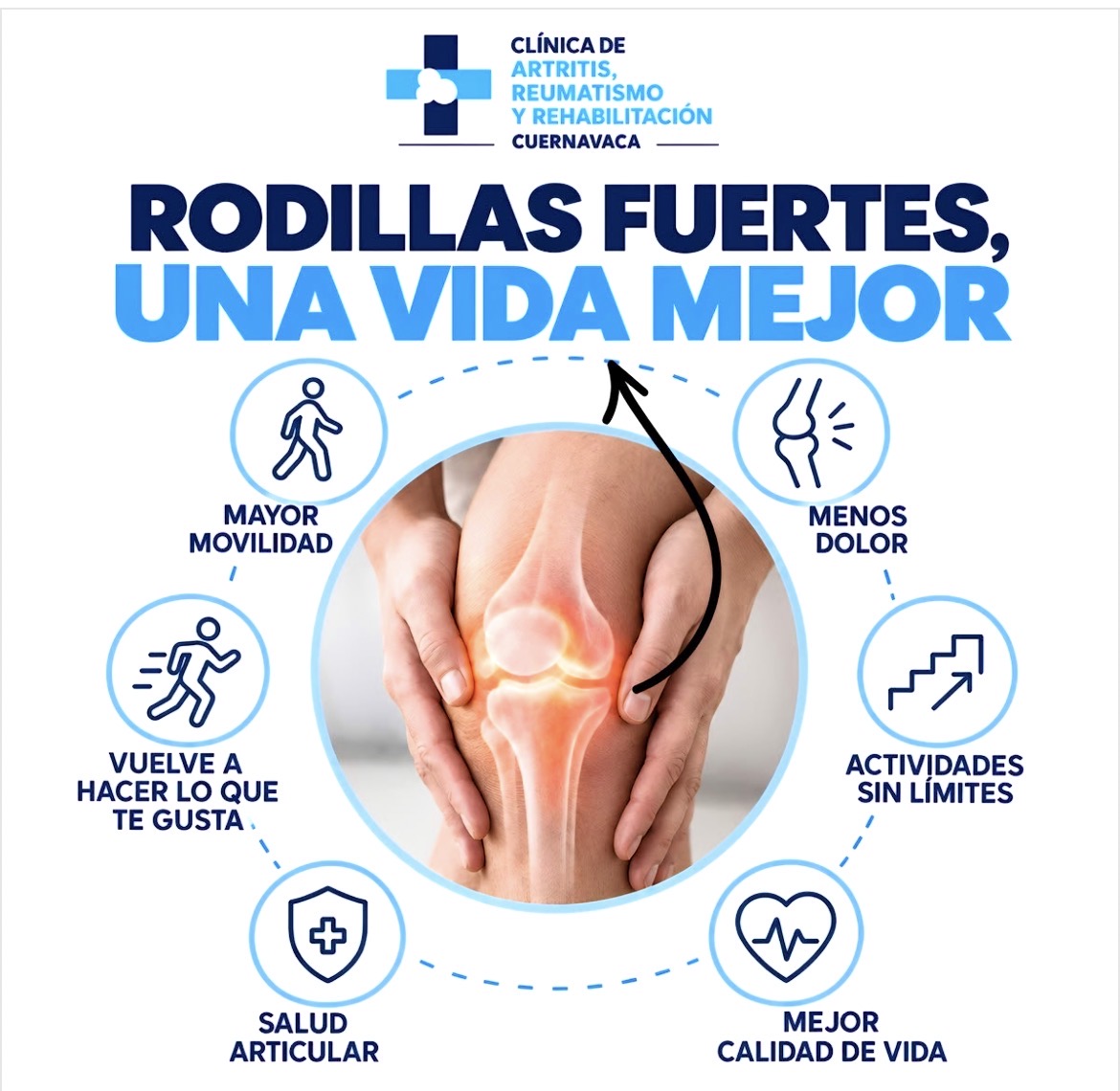 Rodillas fuertes, una vida mejor